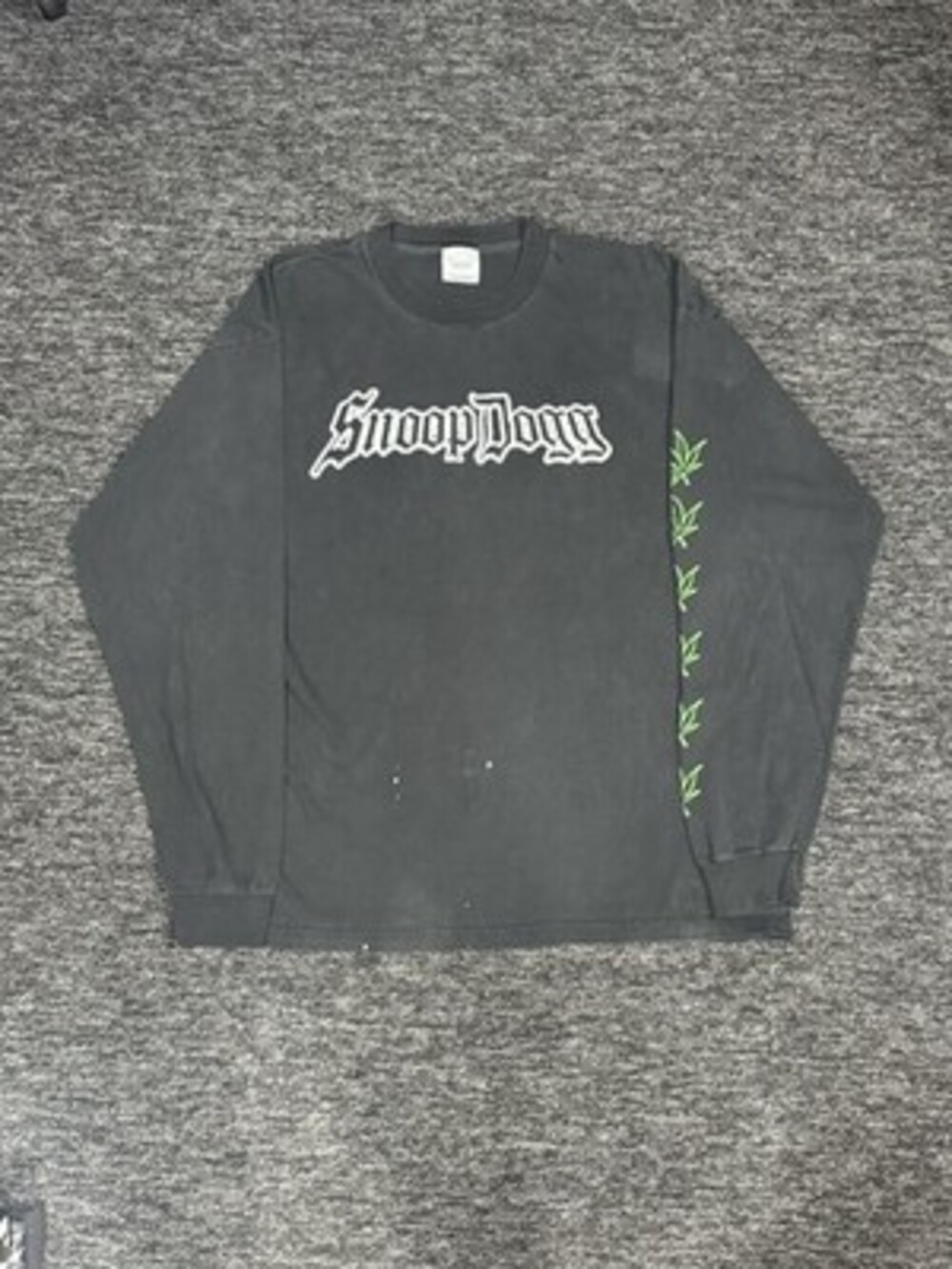Vintage Snoop Dogg Puff Puff Pass Tour 2001 Long Sleeve Shirt Weed Leaf XL